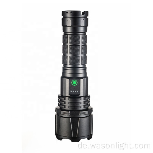 WASON Heavy Duty High Lumens XHP90 Outdoor -Fischereijagd und Bergbau Taschenlampe Konvexe Linse Zoomable Fackellicht für die Industrie